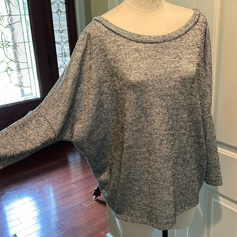 Off-the-shoulder sweater